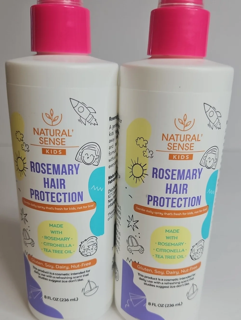 ROSEMARY HAIR PROTECTION SPRAY HELPS KEEP LICE AWAY 8 FL. OZ 2x